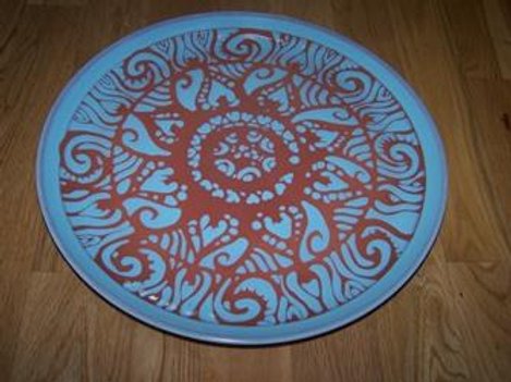 Blue Aegean Charger - Poole Pottery