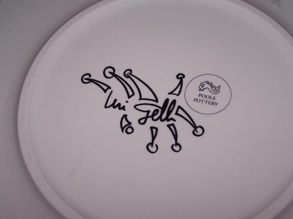 Uri Gellar Healing Hand plate - Poole Pottery