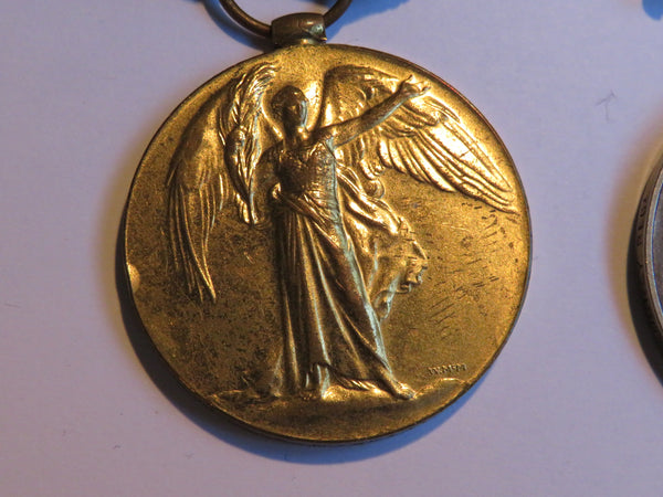 Collection WW1 British War Medal, Allied Victory Medal, Long Service medal plus documents 1914