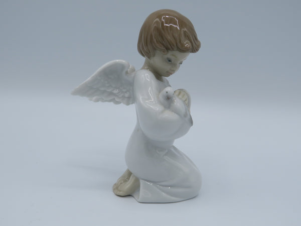 Boxed Lladro Utopia - Loving Protection - Angel & Dove 8245