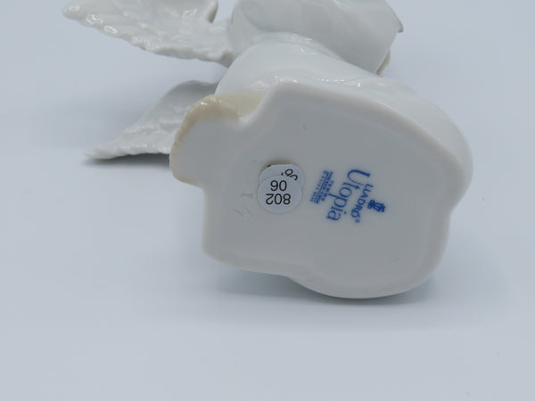 Boxed Lladro Utopia - Loving Protection - Angel & Dove 8245