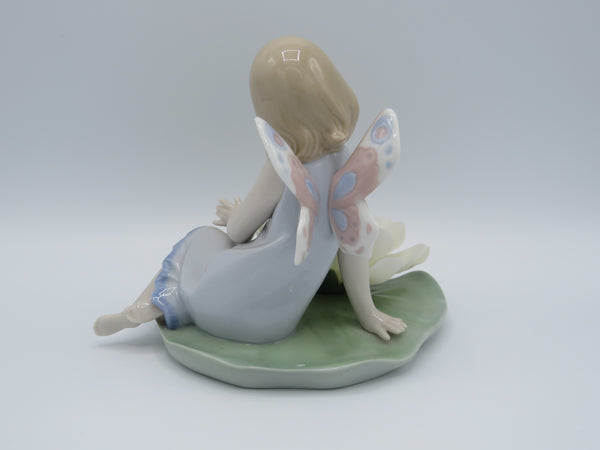 Retired Lladro Lily Pad Love fairy 6645