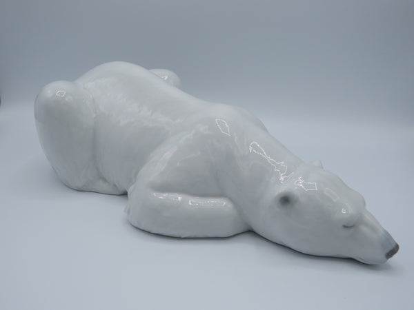Retired Lladro Snow King 8413 Polar Bear Figure