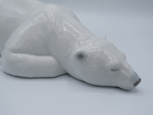 Retired Lladro Snow King 8413 Polar Bear Figure