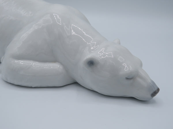 Retired Lladro Snow King 8413 Polar Bear Figure