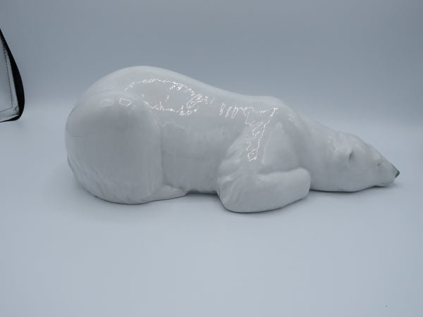 Retired Lladro Snow King 8413 Polar Bear Figure