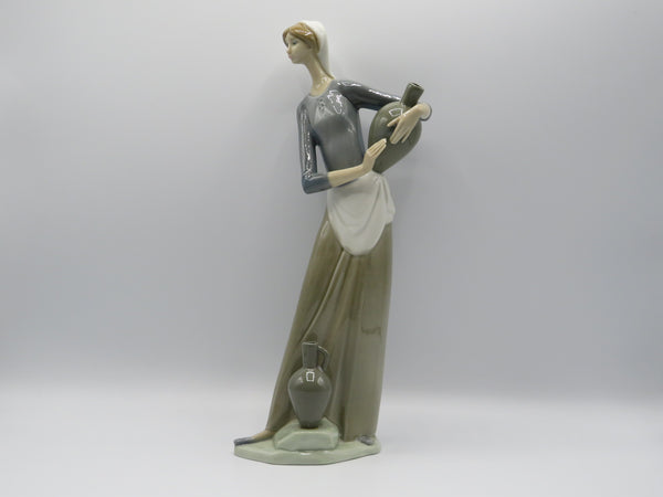 Retired Lladro Girl with Jugs 4875