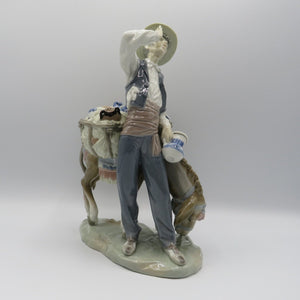 Retired Lladro Typical Peddler 4859