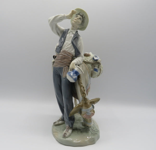 Retired Lladro Typical Peddler 4859
