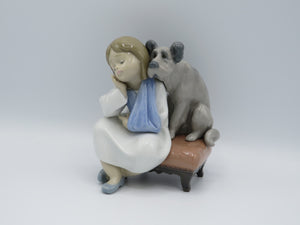 Retired Lladro We Can't Play 7506 figure