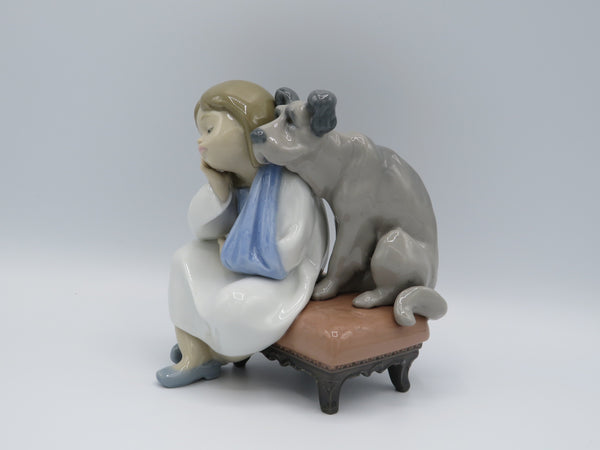 Retired Lladro We Can't Play 7506 figure