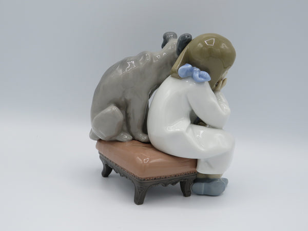 Retired Lladro We Can't Play 7506 figure