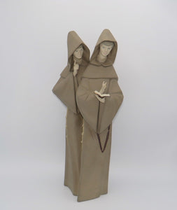 Retired Lladro Monks at Prayer 5155 figure